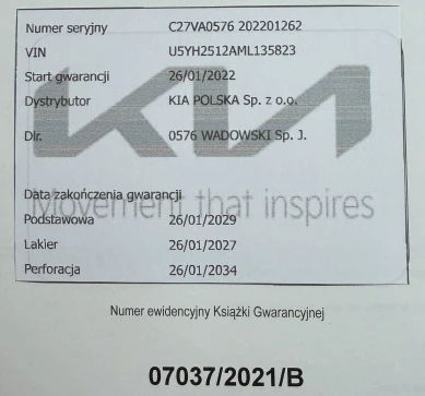 SPRZEDANY Kia Ceed 1.0 T-GDI L Business Line