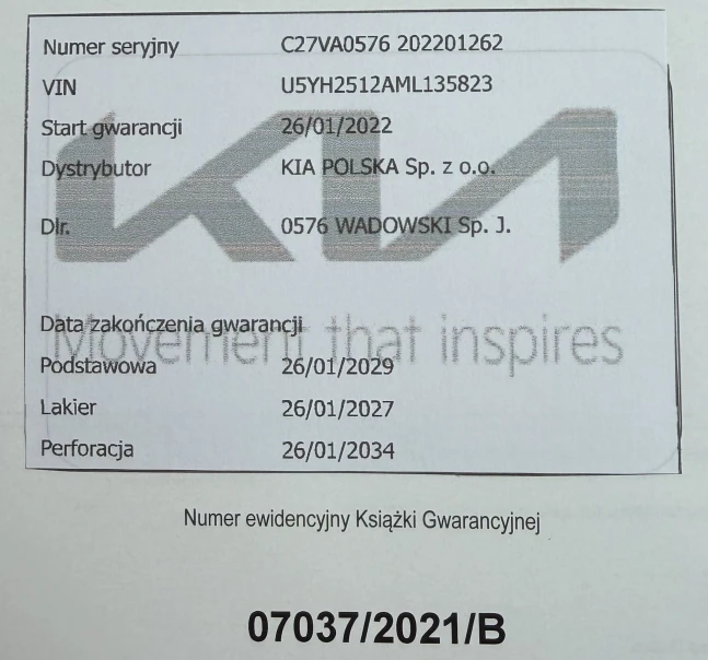 SPRZEDANY Kia Ceed 1.0 T-GDI L Business Line